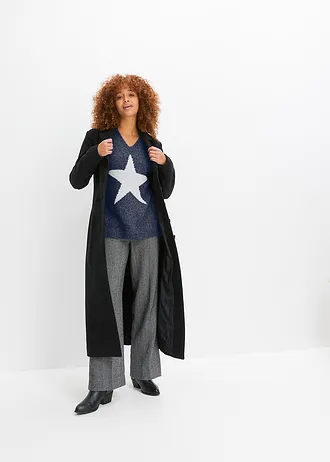 Trui met ster, Kleur: donkerblauw