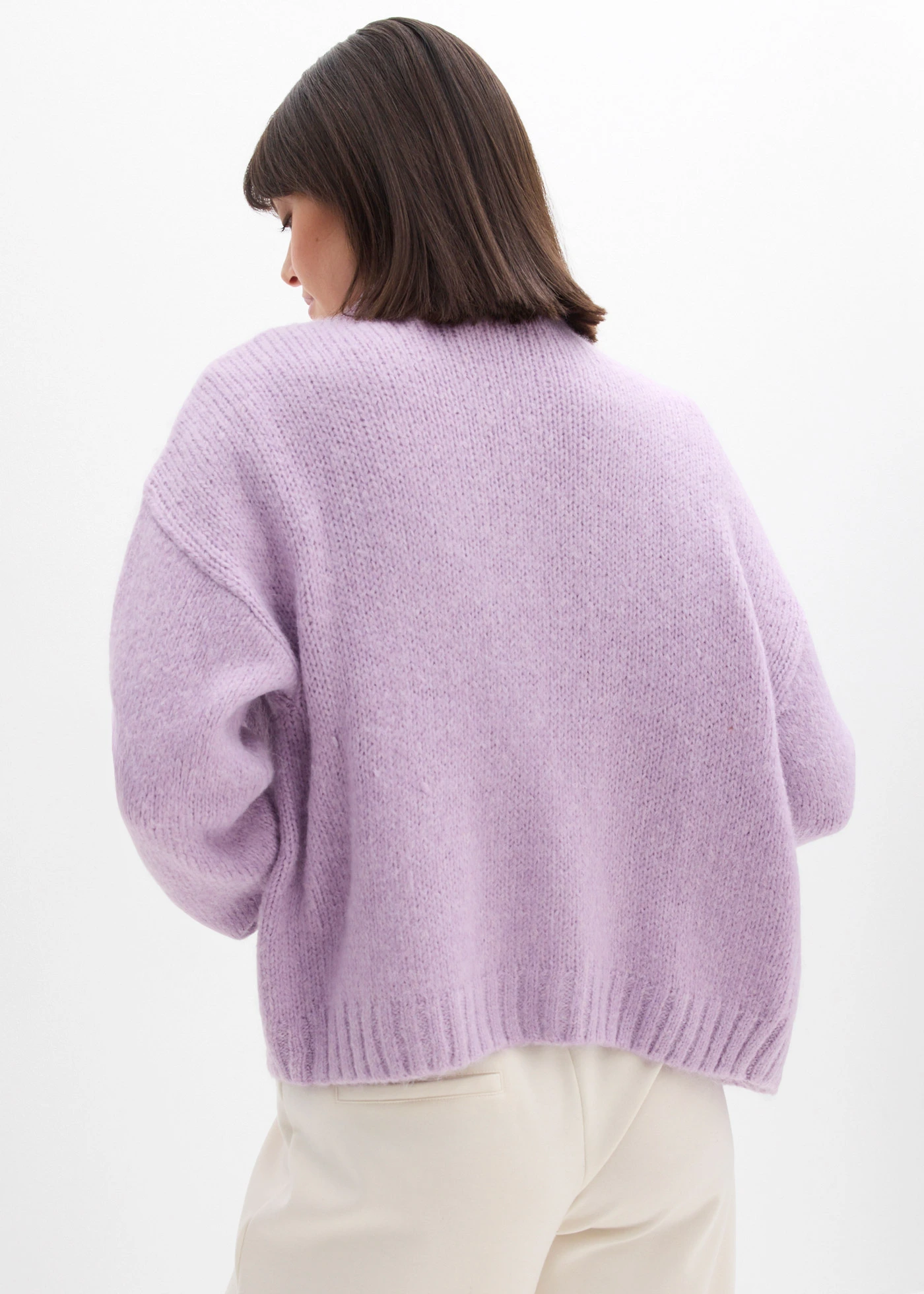 Oversized vest, cropped • zacht lila • bonprix online shop