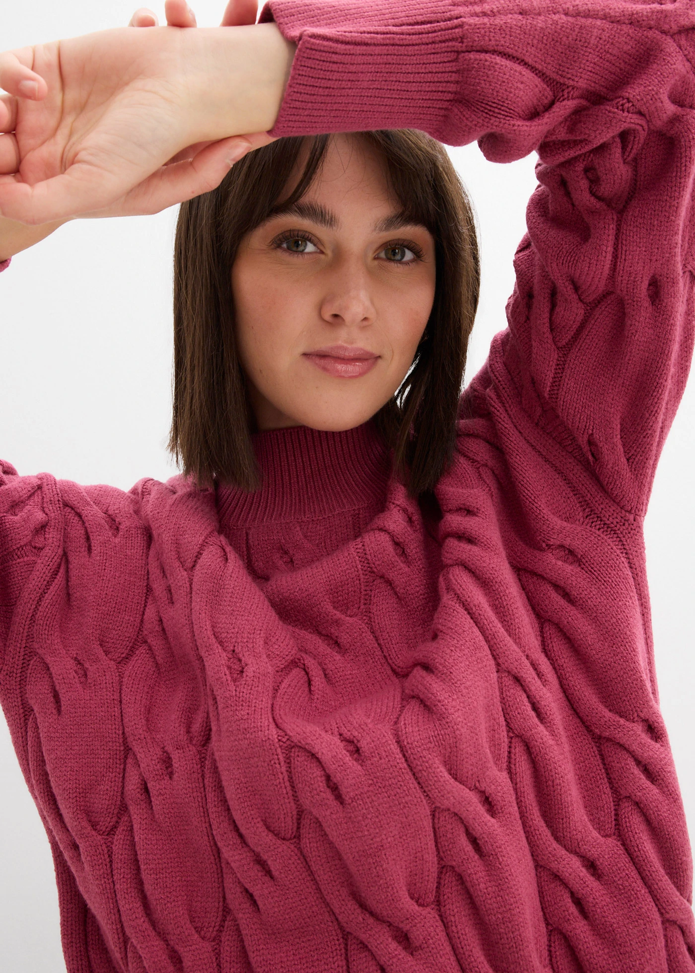 Pull oversize et doux • rose fleur de cerisier • Boutique bonprix