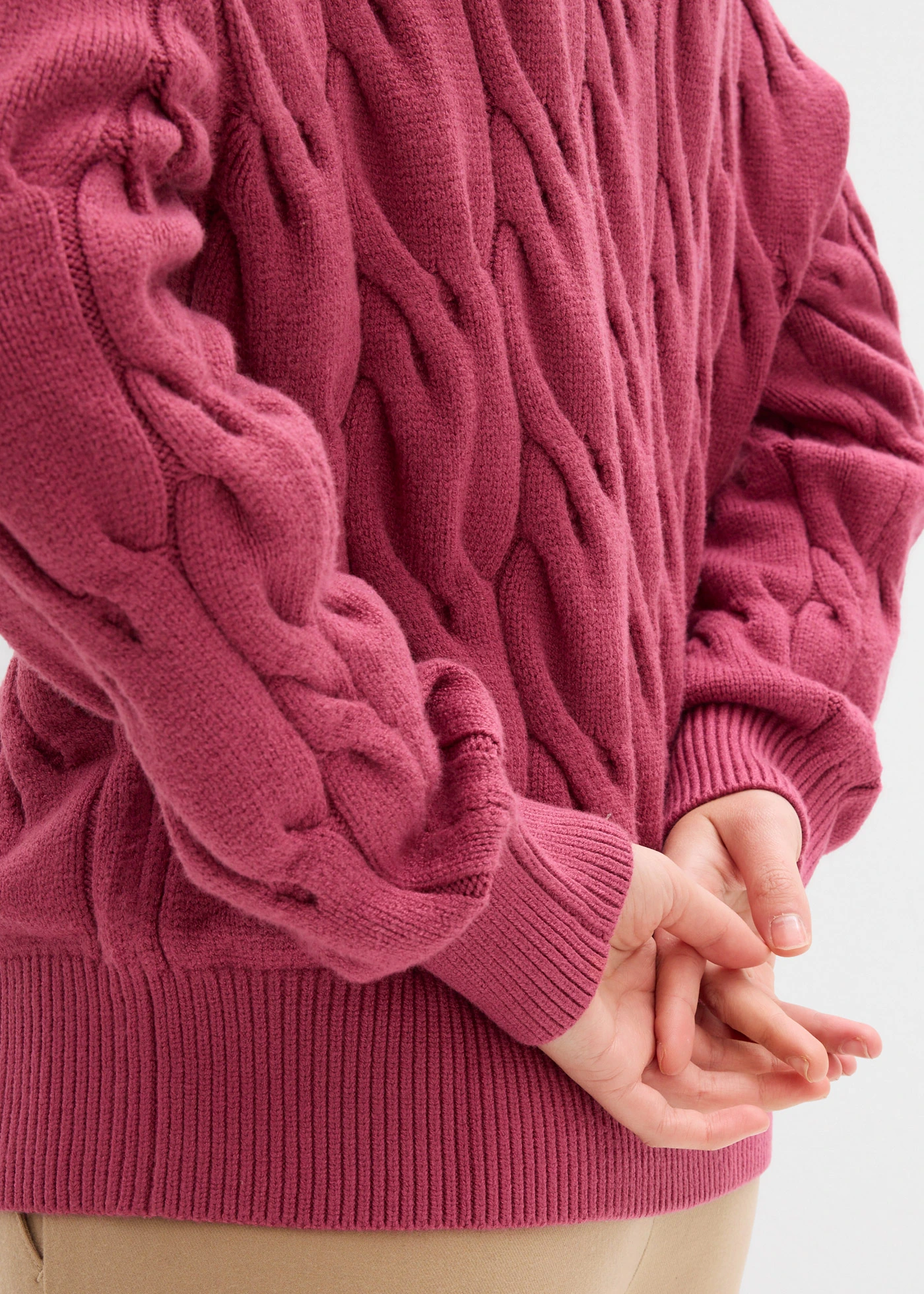 Pull oversize et doux • rose fleur de cerisier • Boutique bonprix