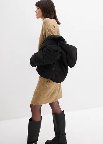 Robe en maille chinée • kaki clair • Boutique bonprix