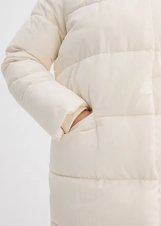 Mantou oversize, matlasat • alb perlat • magazin bonprix