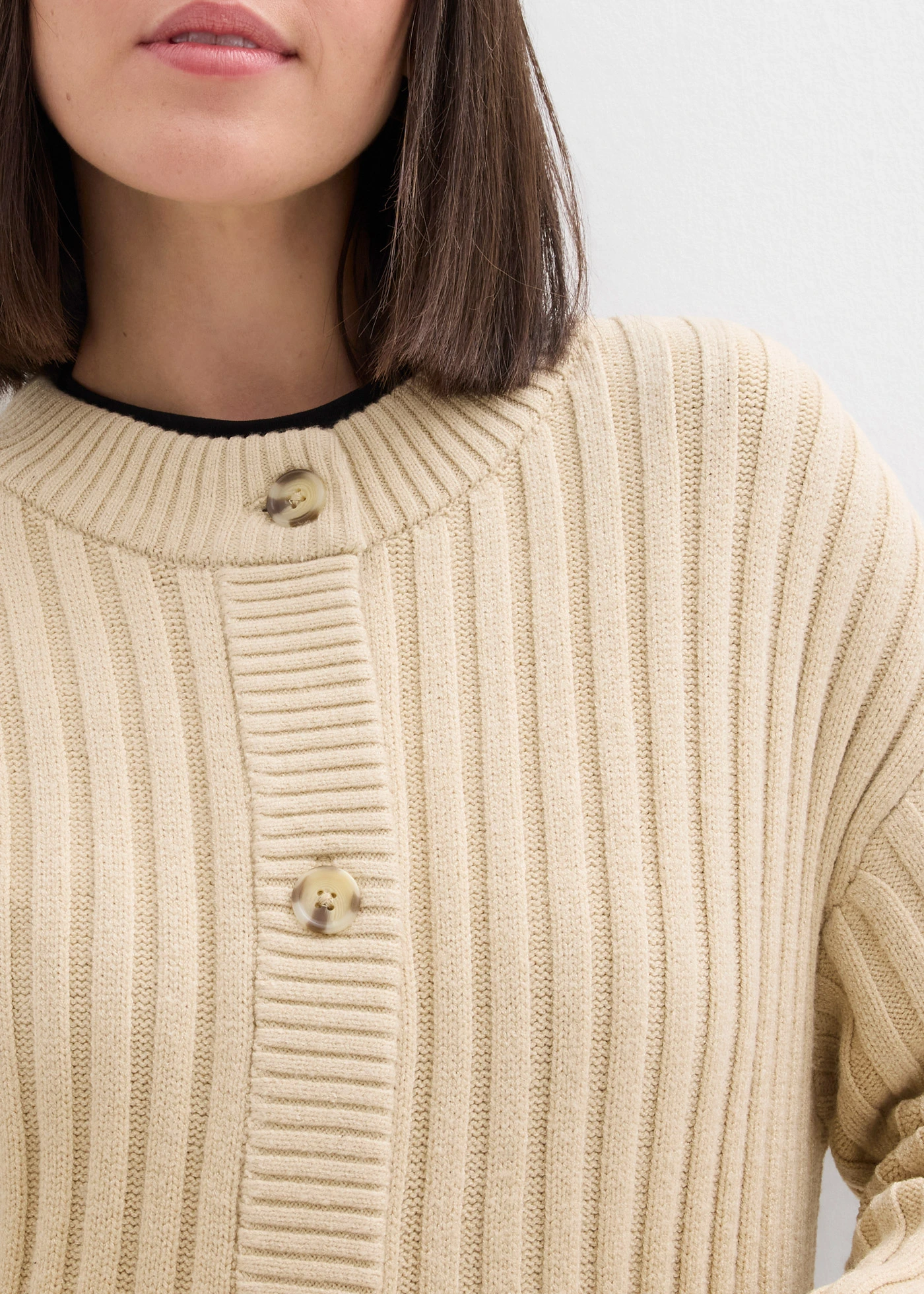 Gilet en maille douce • sable clair • Boutique bonprix