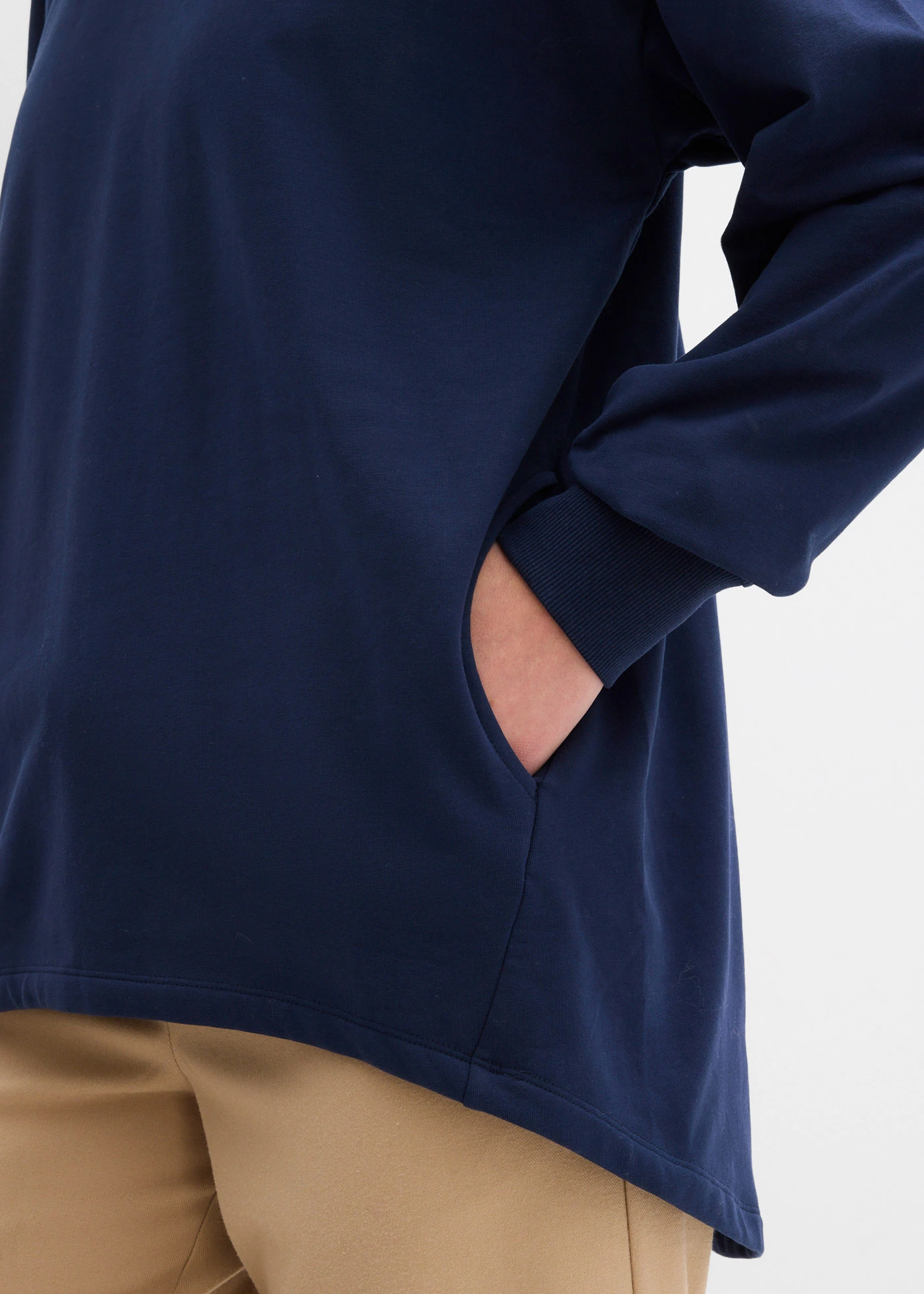 Bluză casual oversize • bleumarin • magazin bonprix