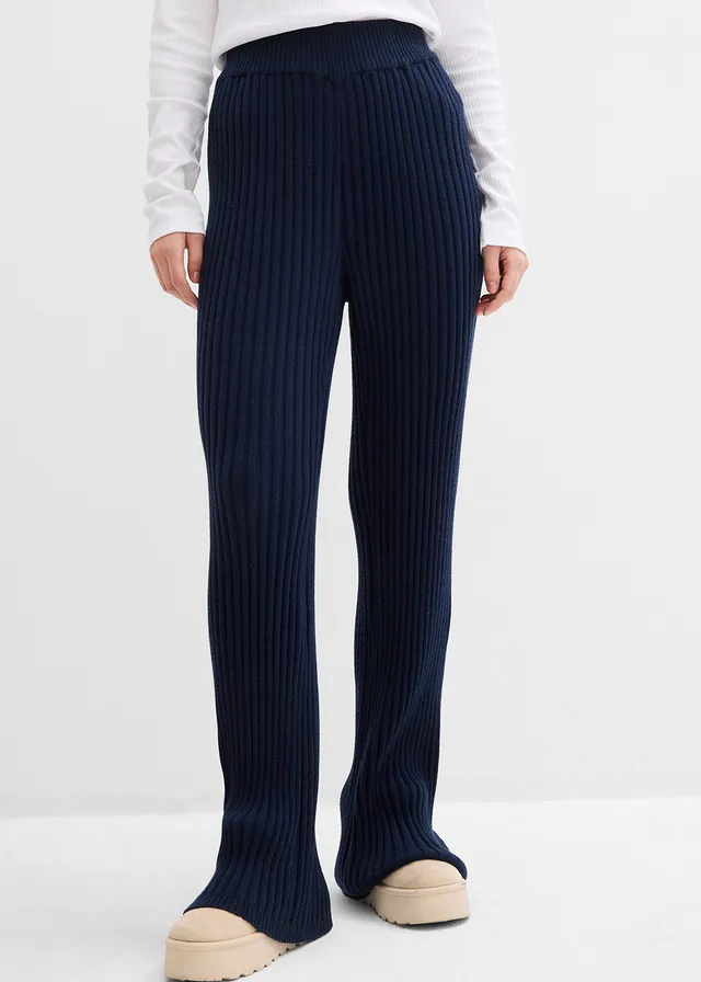 Pantalon en maille douce • bleu foncé • product-page.page-title-suffix