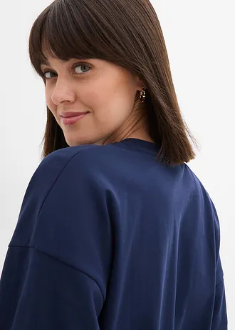 Bluza oversize • granatowy • sklep bonprix