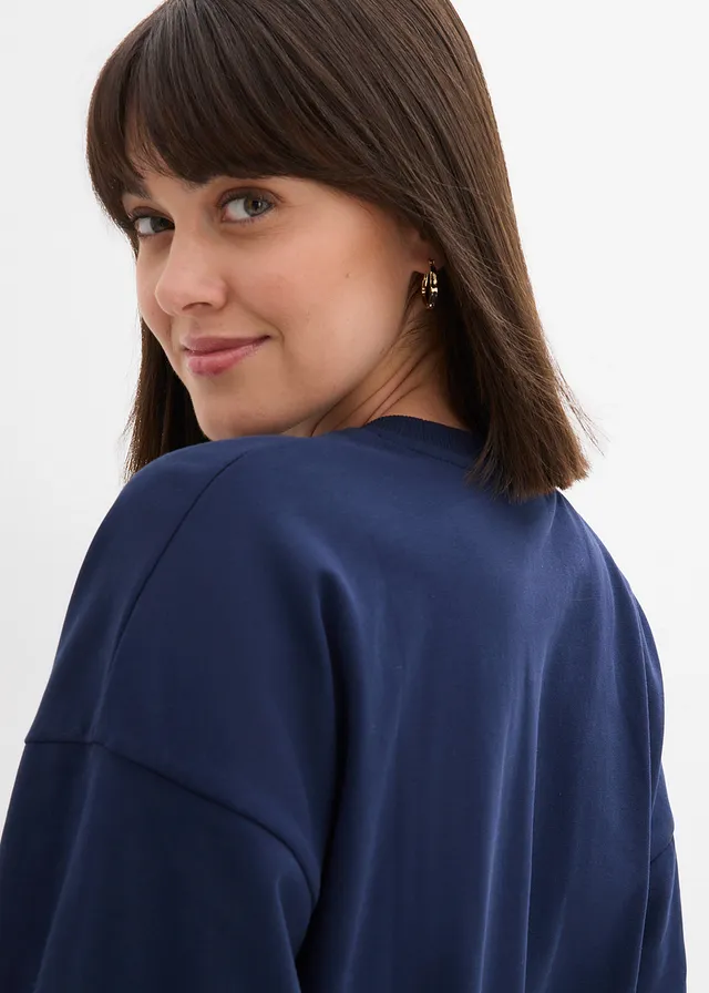 Oversized sweater • donkerblauw • product-page.page-title-suffix