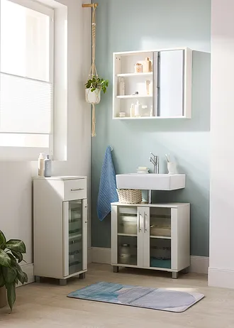 Tapis de bain à mémoire de forme • bleu • Boutique bonprix