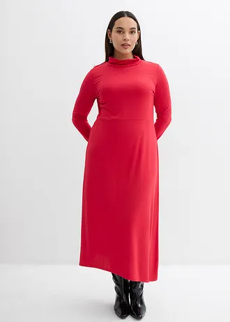 Rochie din jerse moale cu modal, culoare: roșu
