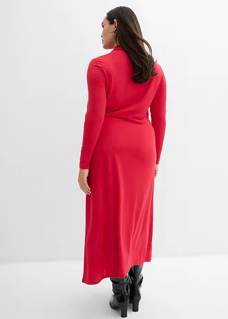 Rochie din jerse moale cu modal, culoare: roșu