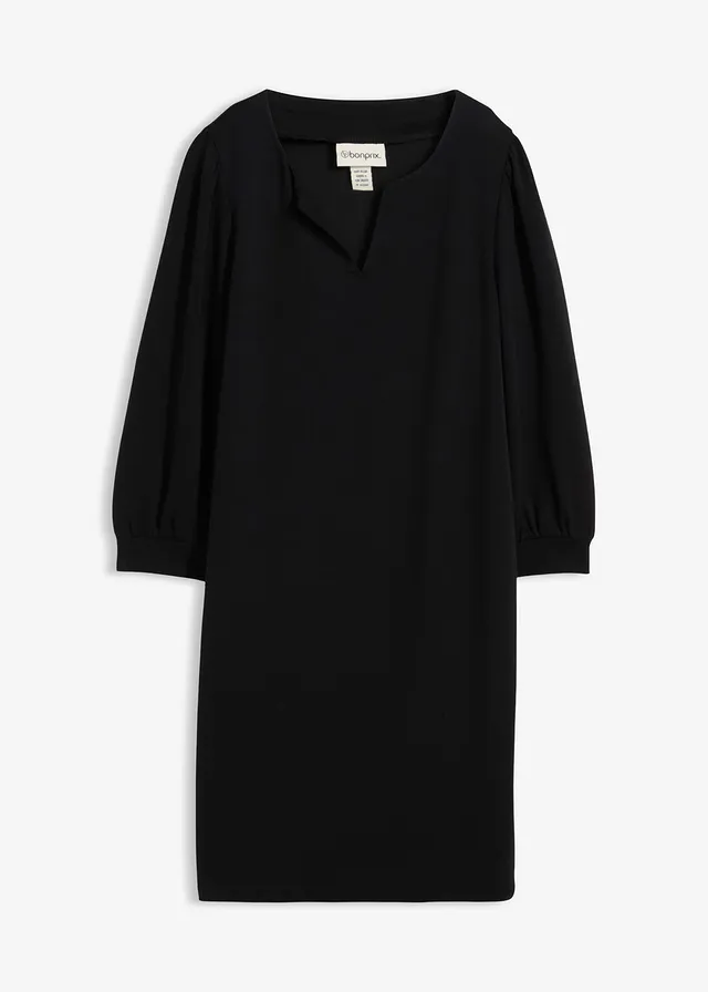Jurk van soepele viscose-mix