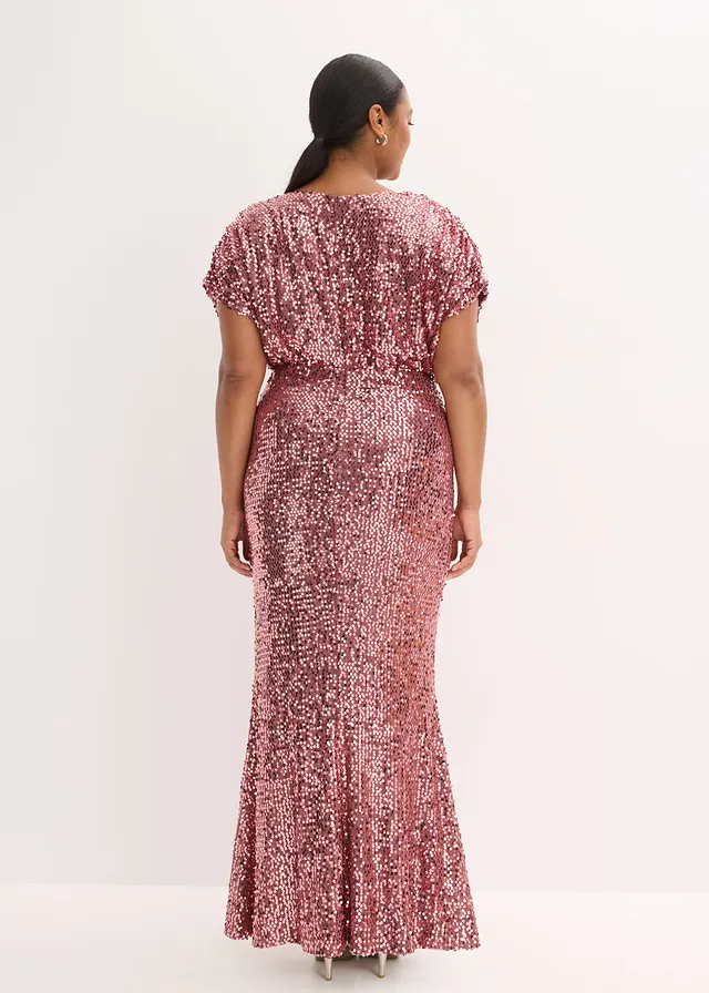 Robe à sequins, Couleur: rose foncé