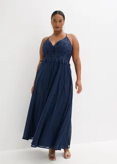 Robe à fines bretelles, Couleur: bleu foncé