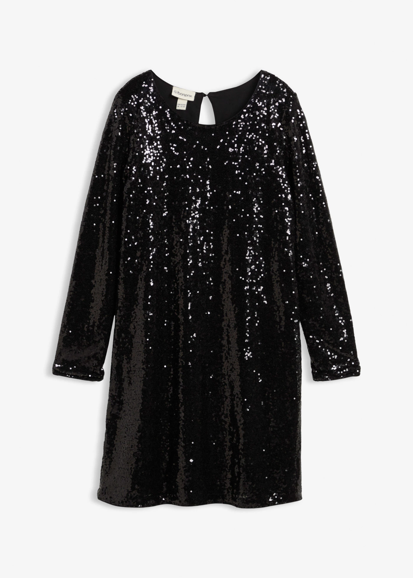 Robe à sequins • noir • Boutique bonprix