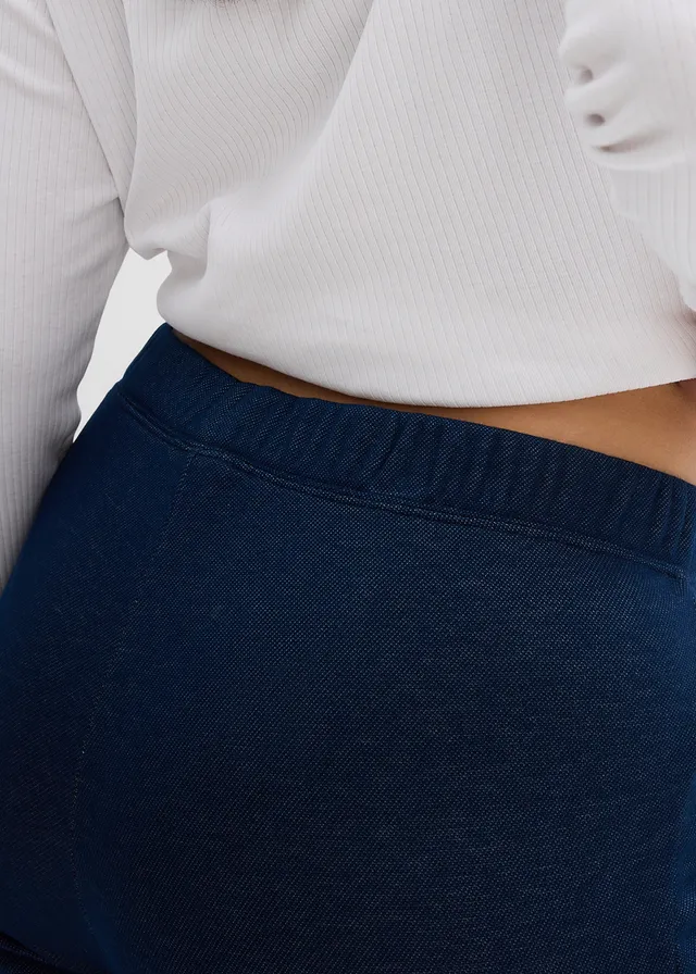 Thermo legging in denim look • blauw plus size • product-page.page-title-suffix