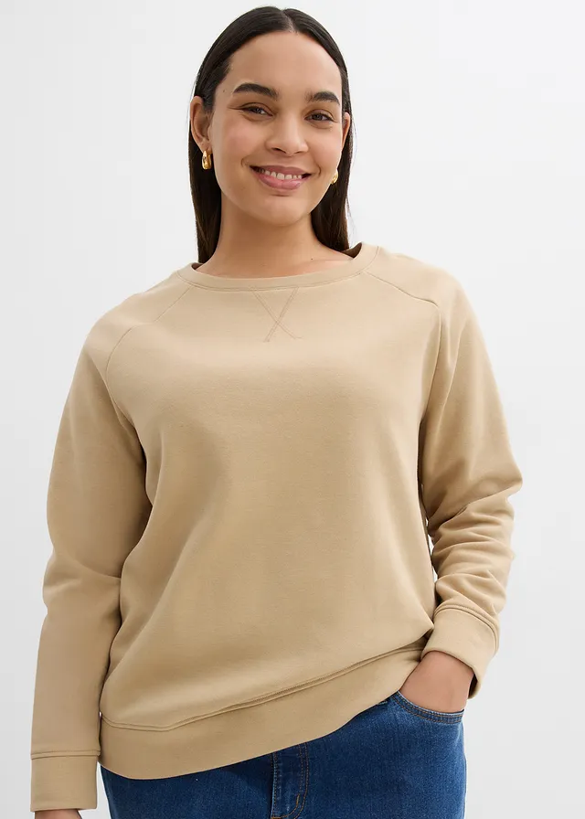 Sweat-shirt, Couleur: kaki clair