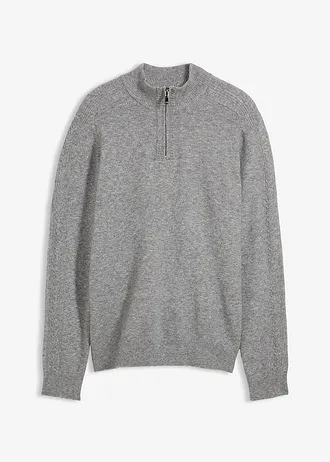 Sweter ze stójką z domieszką wełny