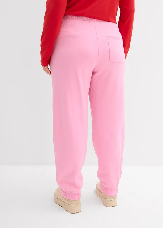 Sweatpants van katoen, Kleur: roze