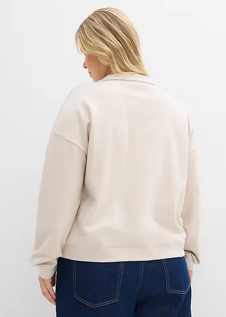 Sweater van biologisch katoen, Kleur: lichtgrijs