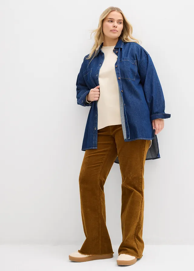 Sweat-shirt oversize, Couleur: sable clair