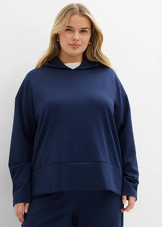 Hoodie van comfortabele Punto di Roma, Kleur: donkerblauw