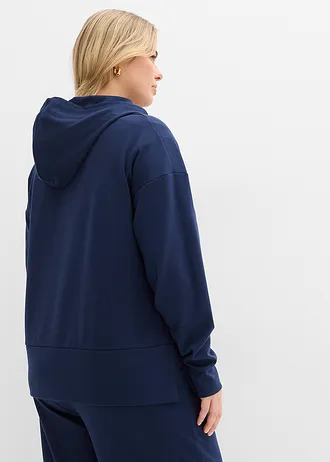 Hoodie van comfortabele Punto di Roma, Kleur: donkerblauw