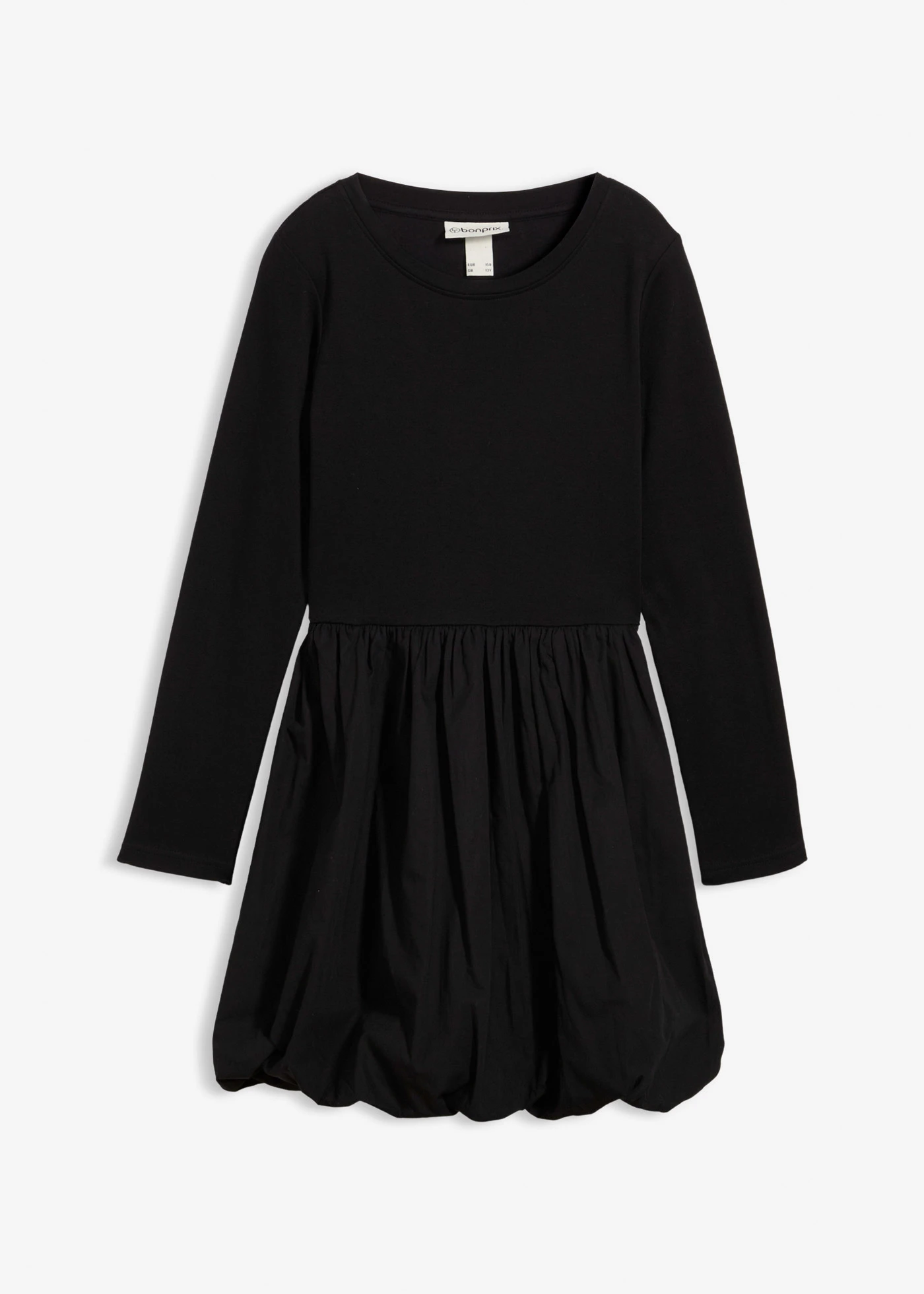 Robe courte 100% coton • noir • Boutique bonprix