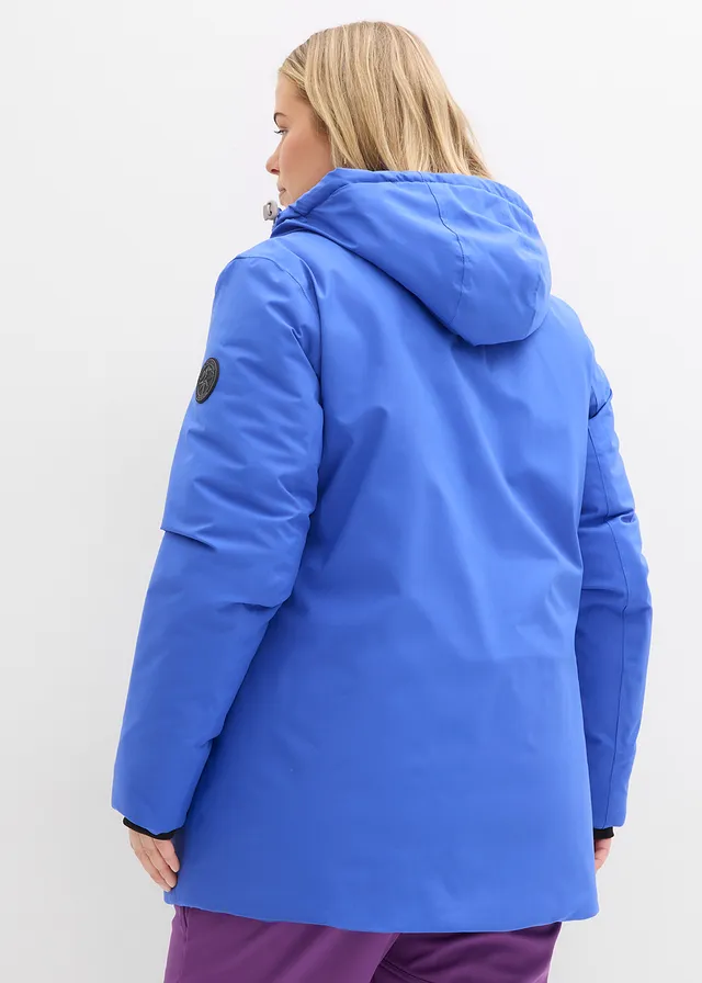 Veste de ski technique, imperméable, Couleur: bleu brillant