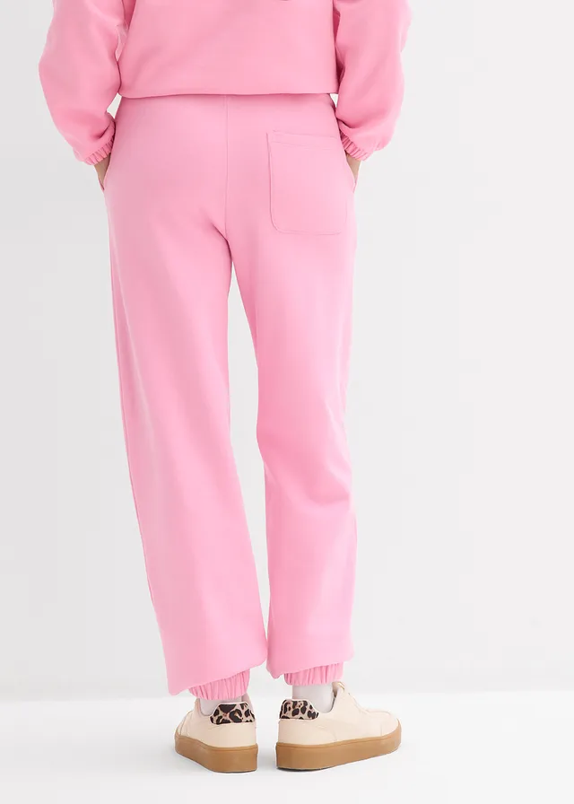 Sweatpants van katoen, Kleur: roze