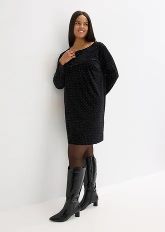 Mini jurk, Kleur: zwart