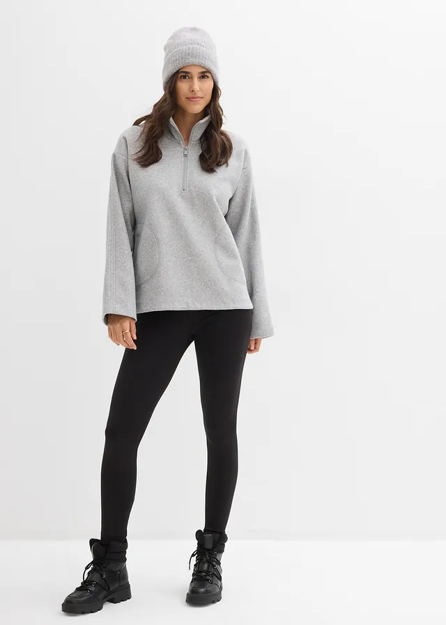 Thermo legging, Kleur: zwart