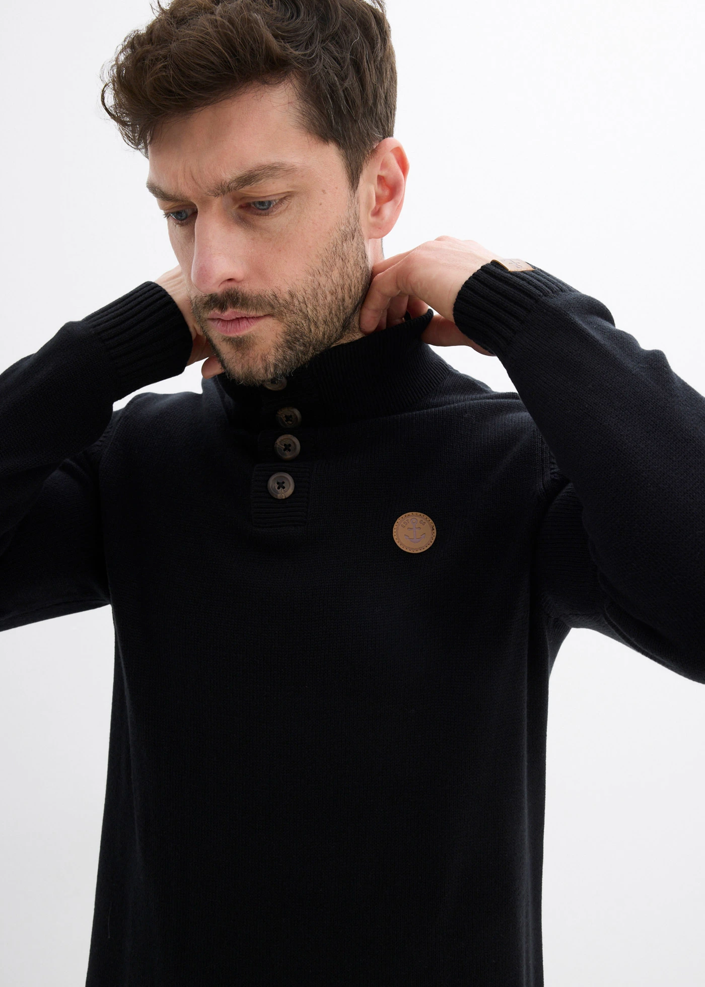 Pull camionneur • noir • Boutique bonprix