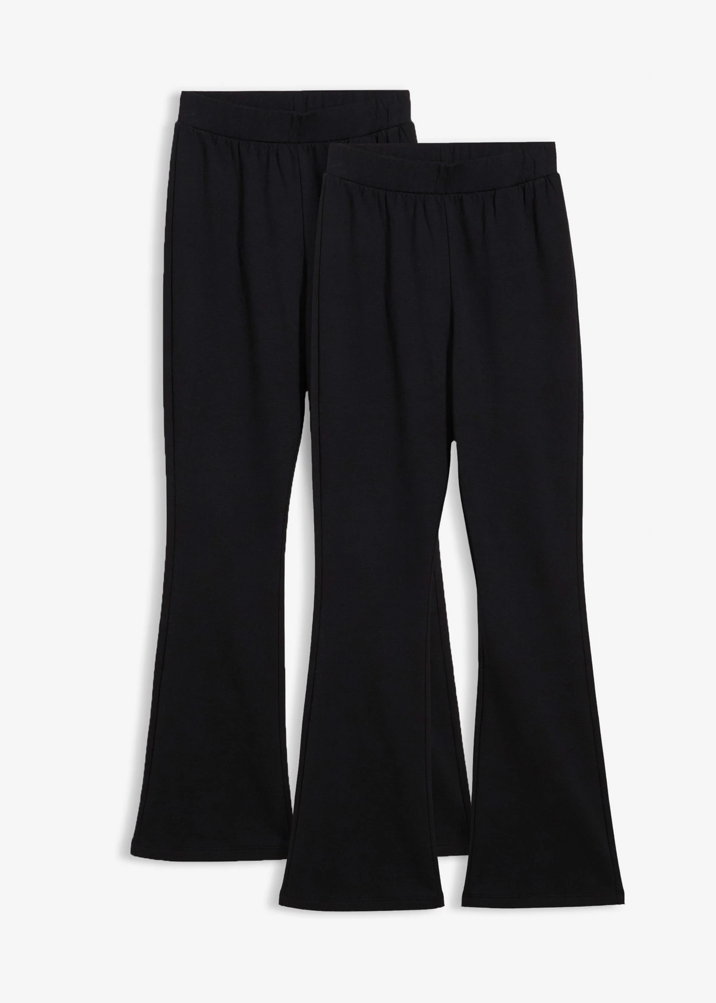 Legíny termo, Bootcut (2 ks) • čierna/čierna • obchod bonprix