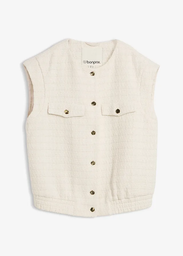 Blejzrová vesta s podielom vlny