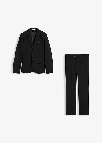 Costum Regular Fit (set/2 piese) • negru • magazin bonprix
