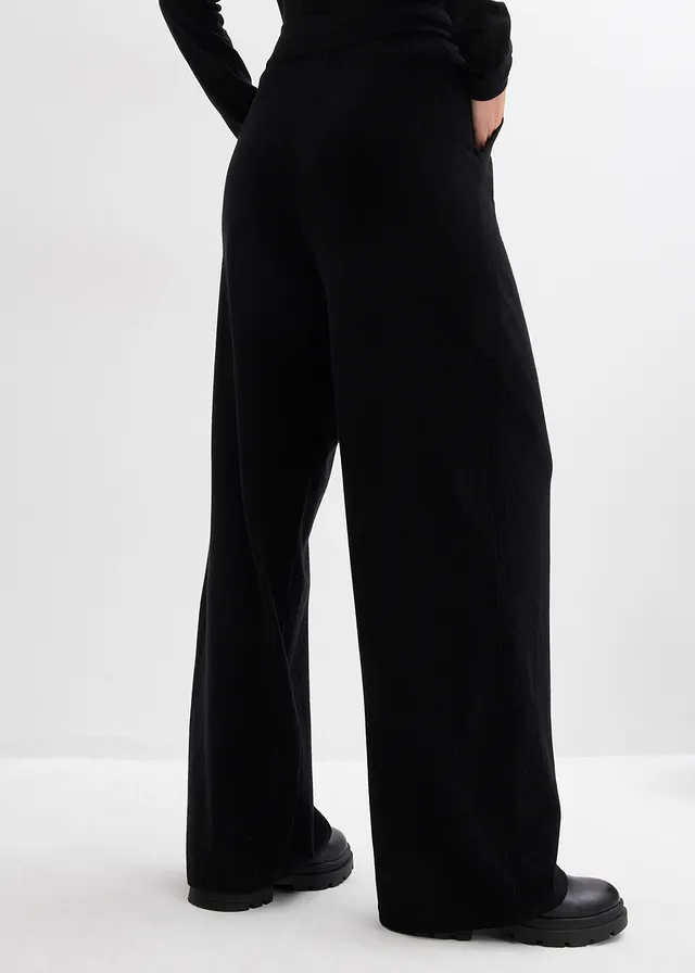 Pantalon en maille douce • noir • product-page.page-title-suffix