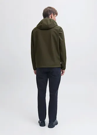 JJ REBEL hybride jas, Kleur: donkerolijfgroen