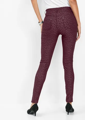 Jegging à imprimé léopard • bordeaux • Boutique bonprix