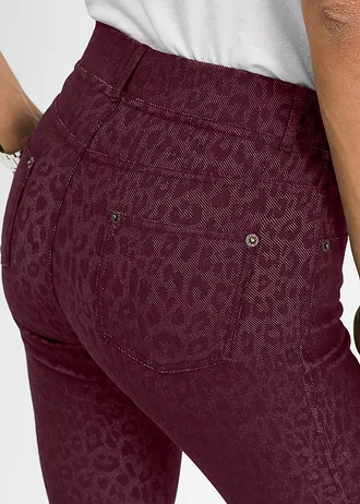 Jegging à imprimé léopard • bordeaux • Boutique bonprix