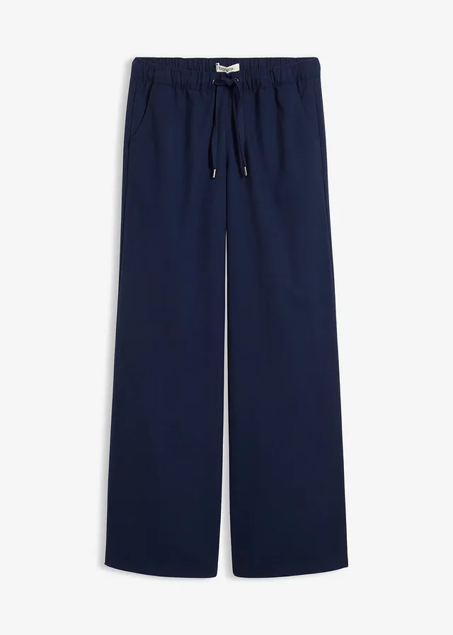 Pantalon à taille élastiquée