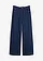 Wide leg jeans high waist, Kleur: donkerblauw denim