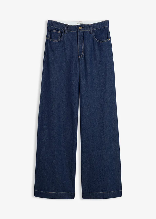 Wide leg jeans high waist