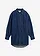 Chemisier oversize en jean épais, 100% coton, Couleur: bleu foncé denim brut