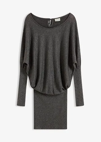 Pletené šaty ze splývavé viskózové směsi