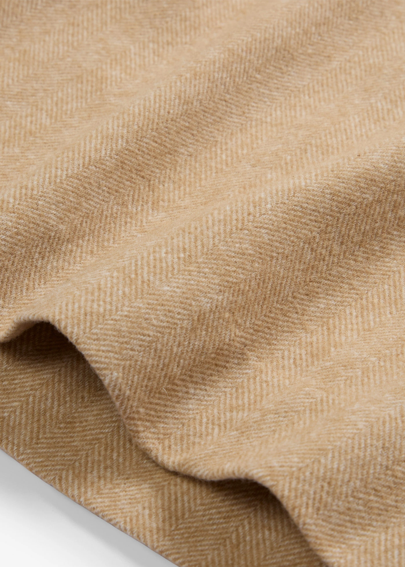 Wollen rok met visgraatpatroon • natuurbeige mêlee • bonprix online shop