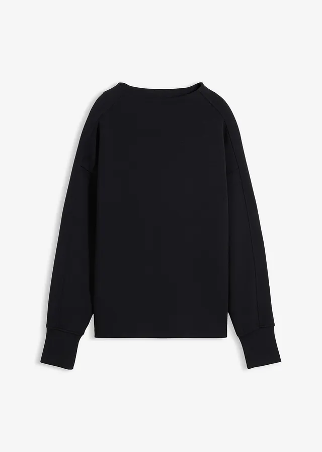 Oversized sweater van zachte scuba
