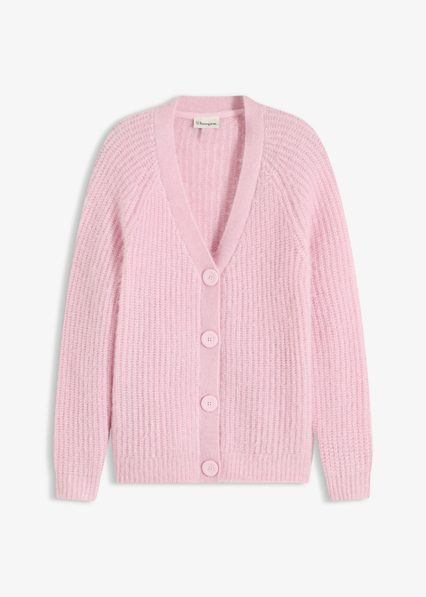 Gilet en grosse maille côtelée brillante • rose cristal • Boutique bonprix