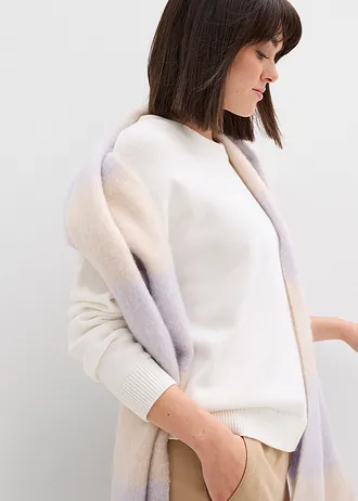 Oversize svetr z čisté bavlny • přírodní bílá • bonprix obchod