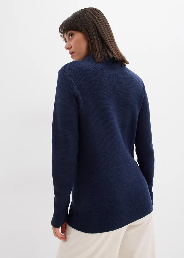 Pull à col montant • bleu foncé • product-page.page-title-suffix