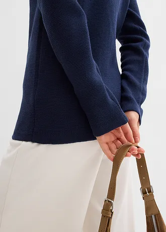 Pulover cu guler înalt • bleumarin • magazin bonprix